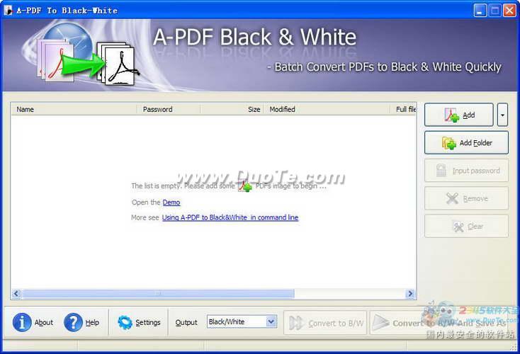 A-PDF To Black-White