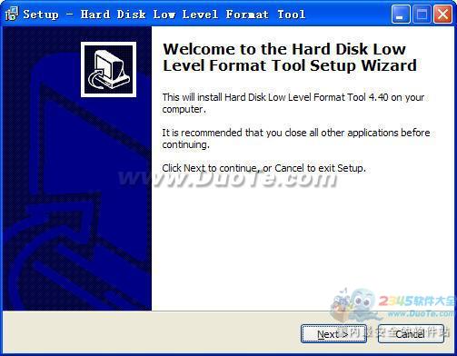 HDD Low Level Format Tool V4.40