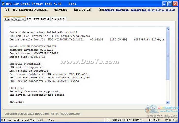 HDD Low Level Format Tool