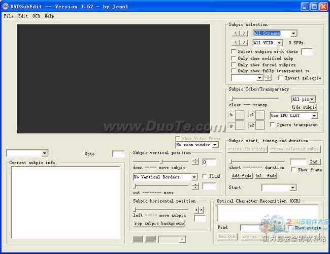 DVDSubEdit (dvdĻȡ)