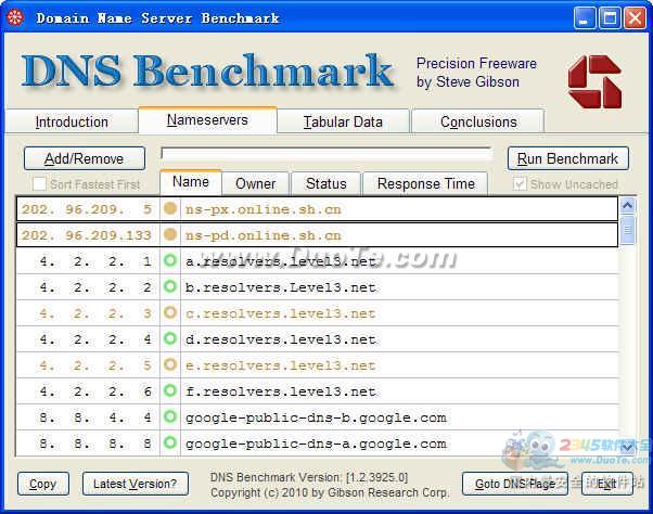 DNSٹ(DNS Benchmark)