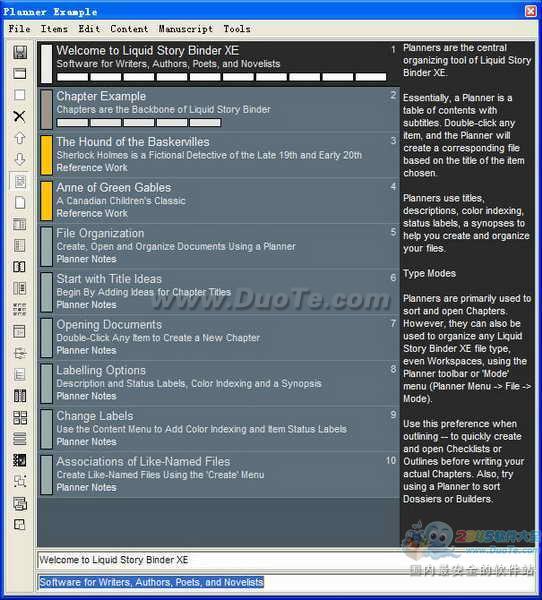 Liquid Story Binder XE