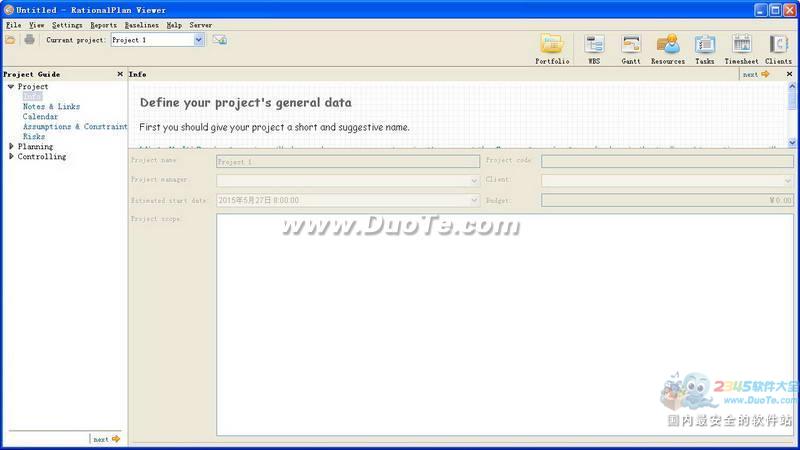 RationalPlan Project Viewer