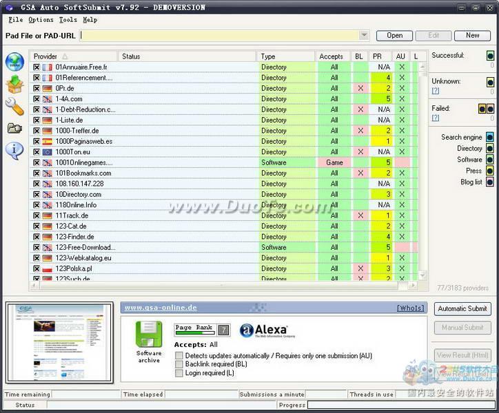 GSA Auto SoftSubmit(ύ)