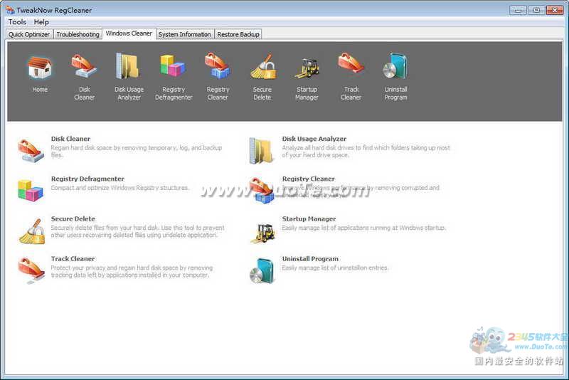 TweakNow RegCleaner
