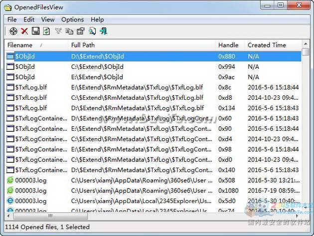 OpenedFilesView
