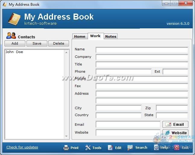 My Address Book