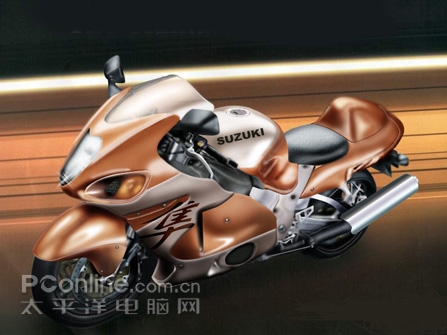 Photoshop鼠绘教程：酷酷摩托车