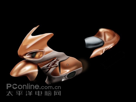 Photoshop鼠绘教程：酷酷摩托车