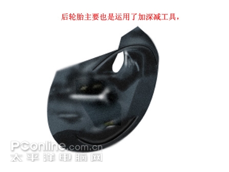 Photoshop鼠绘教程：酷酷摩托车