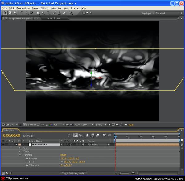 After Effects 使用技巧之漂亮的极光