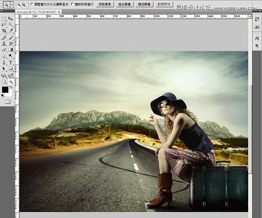 Photoshop̳̣ó˾Ůͼ