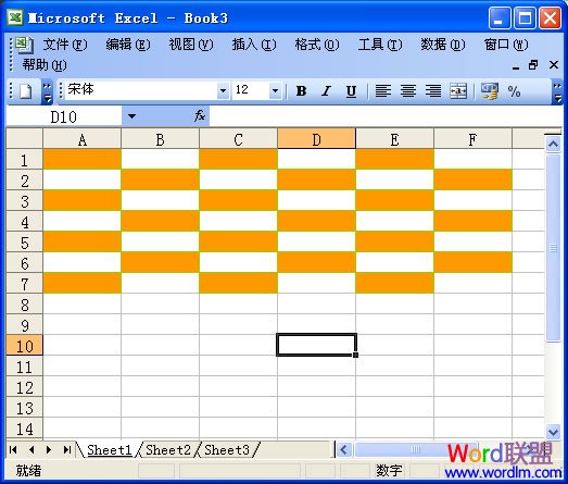 Excel 2003ı߿򼰱ɫ