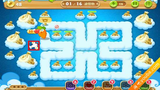 《保卫萝卜2》极地冒险第51关金萝卜及额外任务攻略