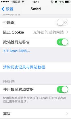 iPhone Safari