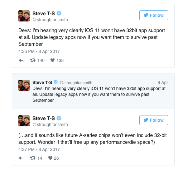 iOS11֧32λӦ?ļٵģ
